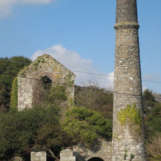 Engine House And Attached Boiler House At Sw594290 Wheal Grey