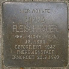 Stolperstein en memoria de Minna Fleischhauer