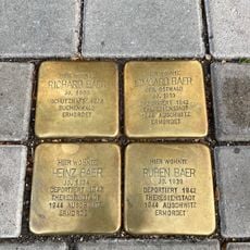 Stolperstein dedicated to Richard Baer