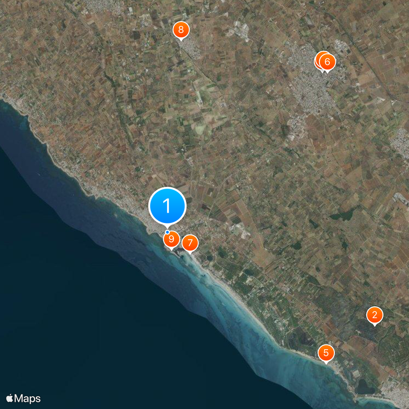 Torre San Giovanni Mappa