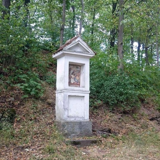 Boží muka na křížové cestě u Mladé Vožice - 11. zastavení
