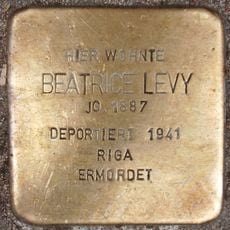 Stolperstein à la mémoire de Beatrice Levy