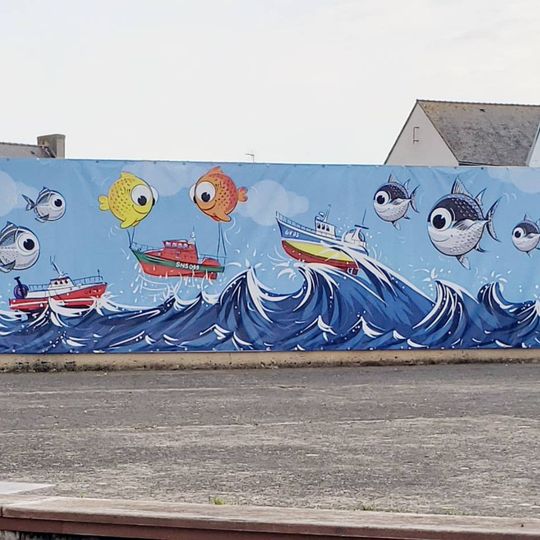 Muurschildering, kunstwerk