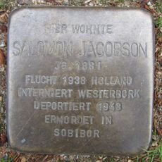Stolperstein en memoria de Salomon Jacobson