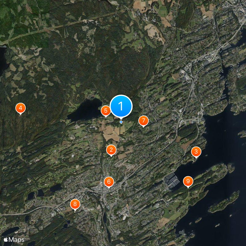 Skaugum Map