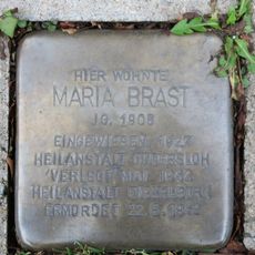 Stolperstein à la mémoire de Maria Brast