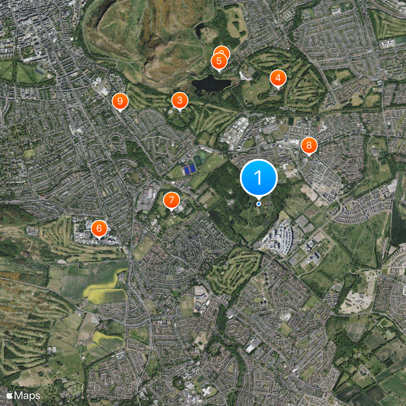 Castillo de Craigmillar Mapa