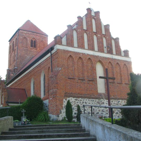 Saint Nicholas church in Łąkorz