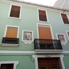 Ceramic panel of Our Lady of the Sorrows and Saint Vincent Ferrer