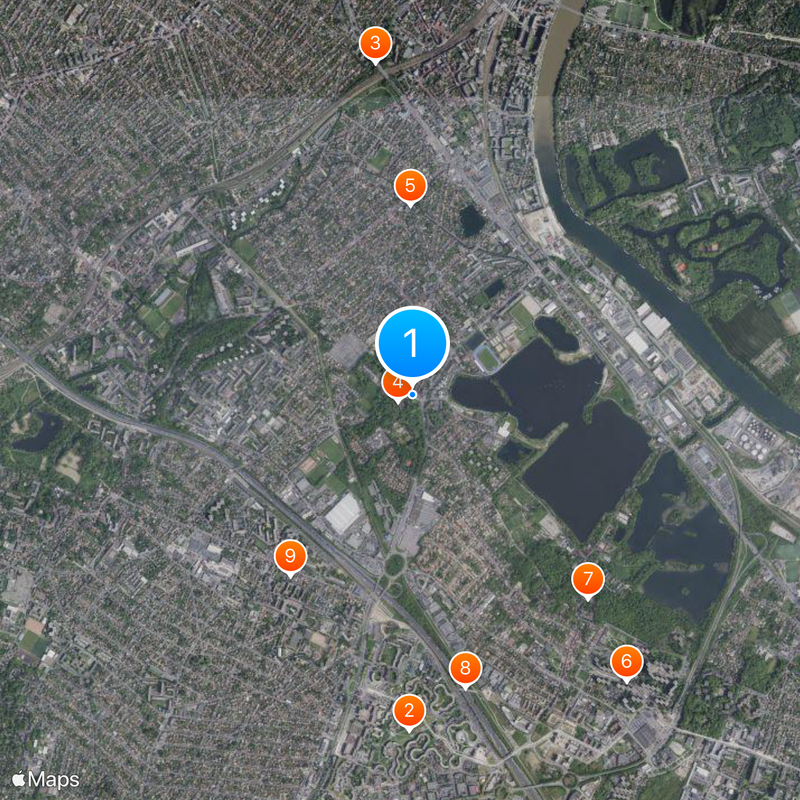 Viry-Châtillon Kaart