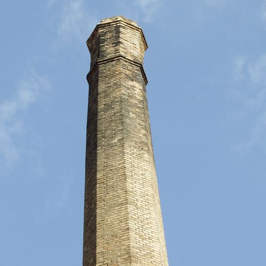 Chimneys of Bautista Company Tarazona brickyard