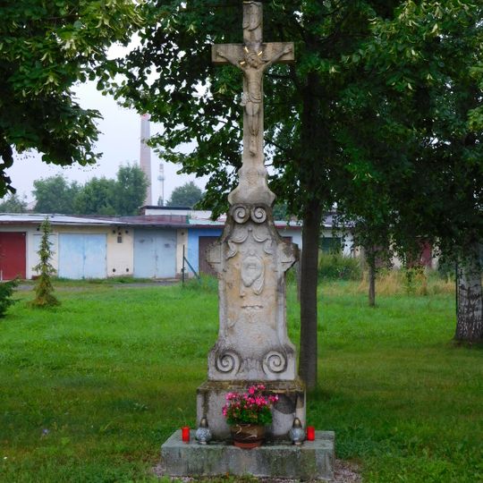 Cross in Sylvárovská street
