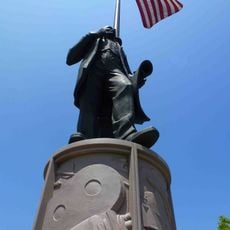 Dr. David Burbank Statue at Five Points Park