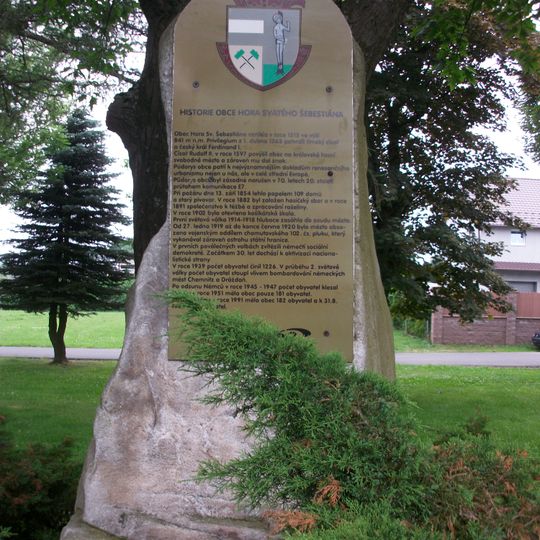 Pomník historie Hory Svatého Šebestiána na náměstí