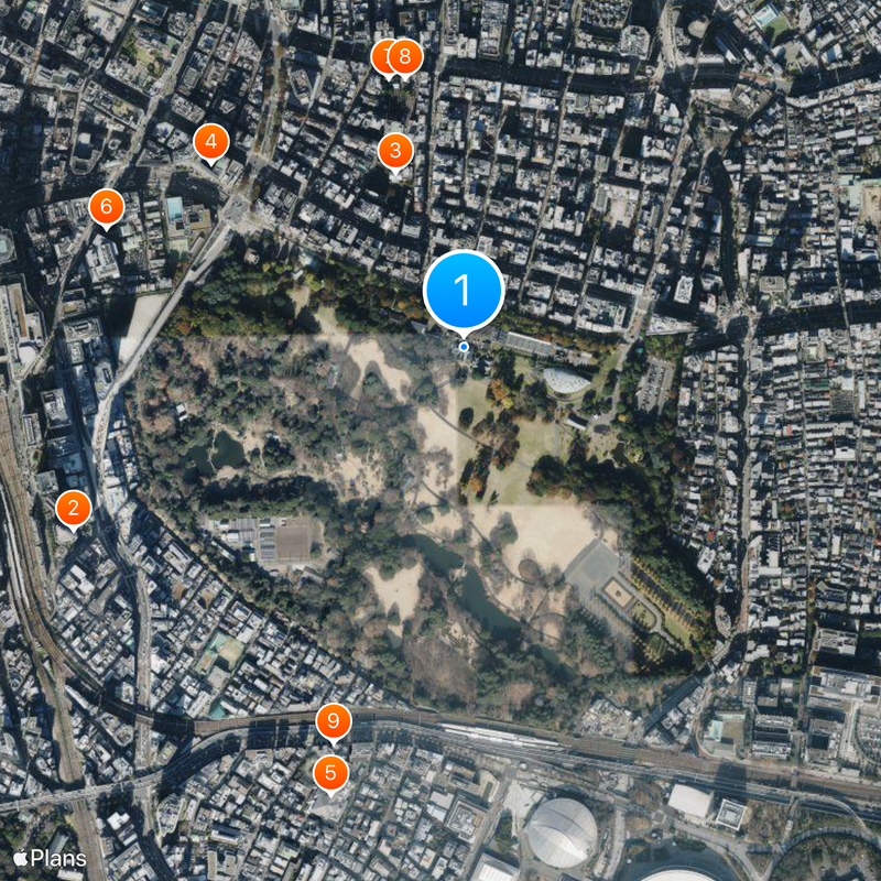 Shinjuku Gyoen Map