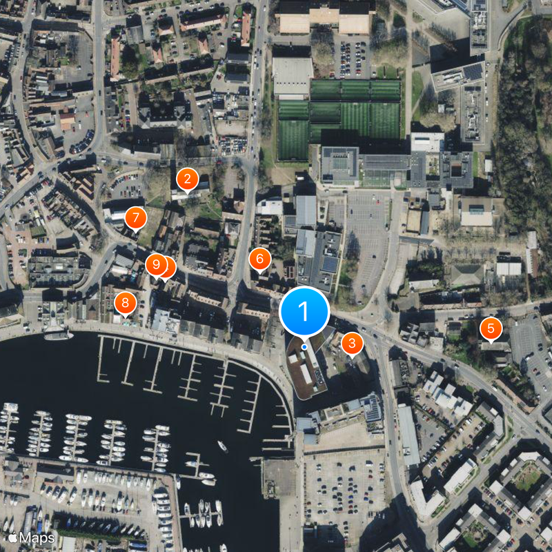 University of Suffolk Map