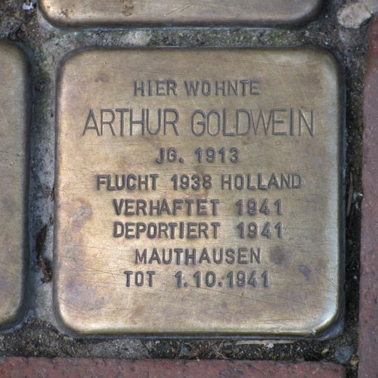Stolperstein für Arthur Goldwein