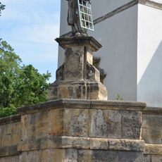 Saint Lawrence statue in Liběšice