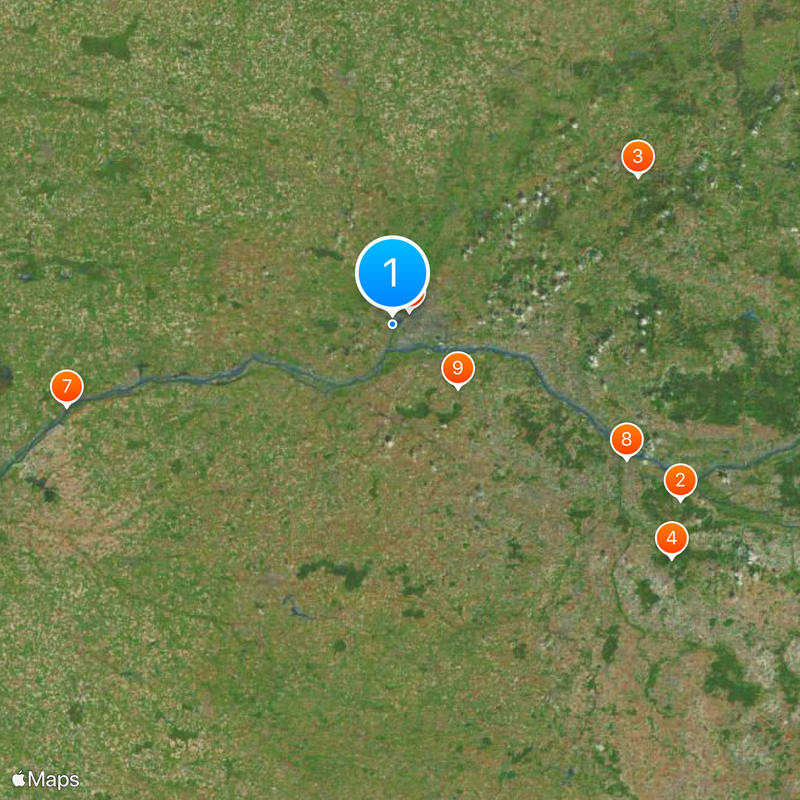 Maine-et-Loire Kaart