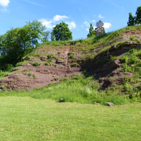 1 Erdgeschitlicher Aufschluss im Übergang vom Schilfsandstein zu den Unteren Bunten Mergeln "Landenbergerstraße"