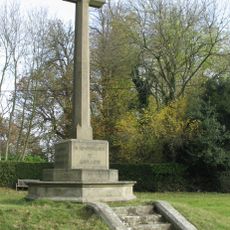 The Adelaide Cross On The Green In Front Of The Manor House