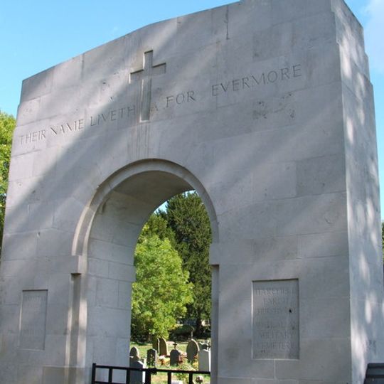 Entrance Archway To The Harefield Australian Military Cemetery