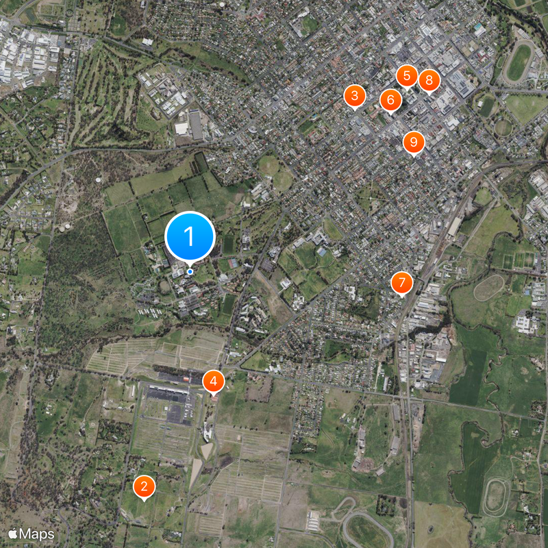 Charles Sturt University Map
