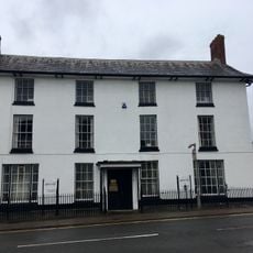 House, including attached railings