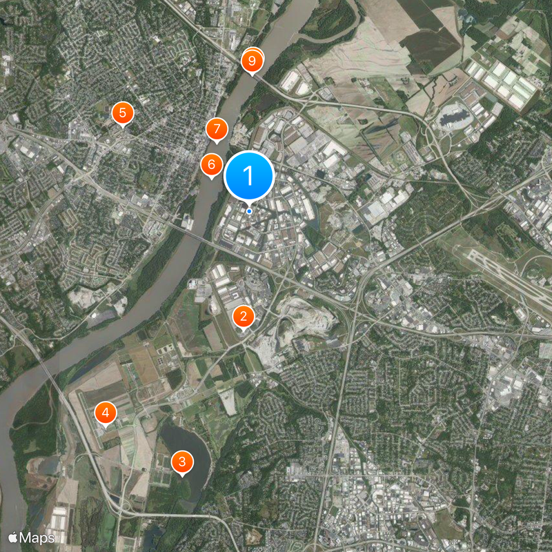 Earth City Map