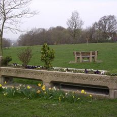 Trough With Drinking Fountain