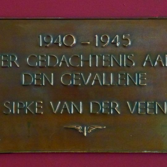 Plaquette in het NS-station