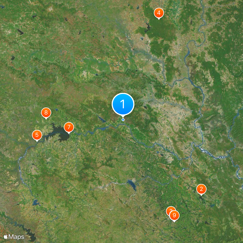 Kawal Wildlife Sanctuary Map