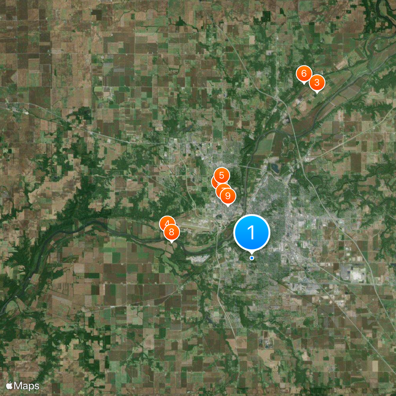 Contea di Tippecanoe Mappa