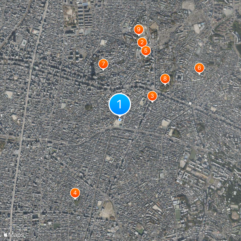 Sugiyama Jogakuen Junior High School and Senior High School Map