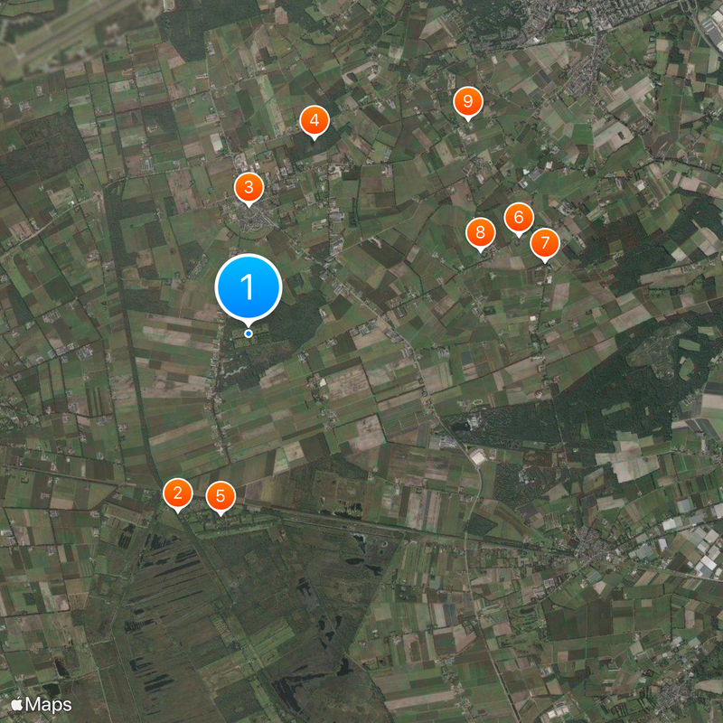 Ysselsteyn German war cemetery Map