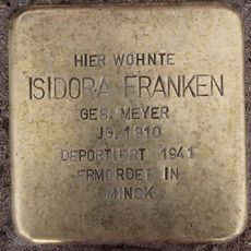 Stolperstein en memoria de Isidora Franken