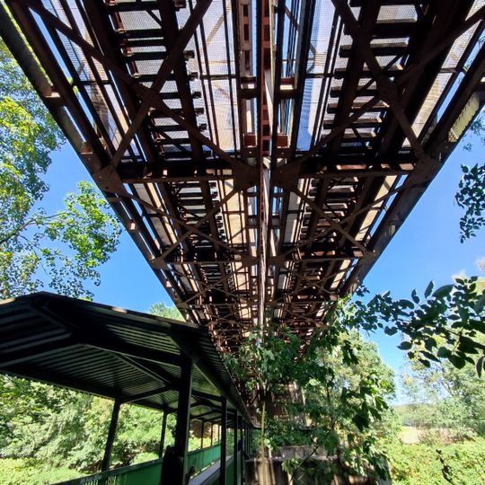 Eisenbahnbrücke über die Wupper bei Opladen