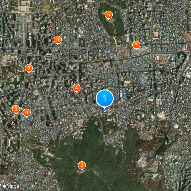 Maeil Broadcasting Network Map