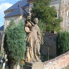 Socha svaté Barbory v Manětíně