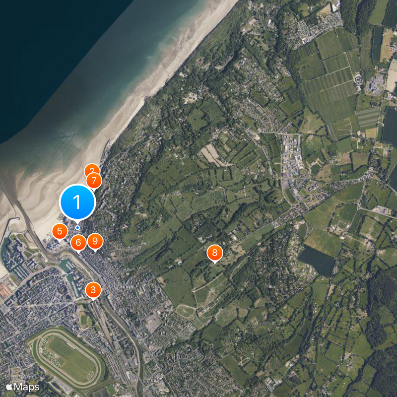 Trouville-sur-Mer Carte