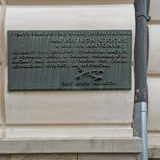 Pamětní deska Vojtěcha a Antonína Stočesových v Příbrami