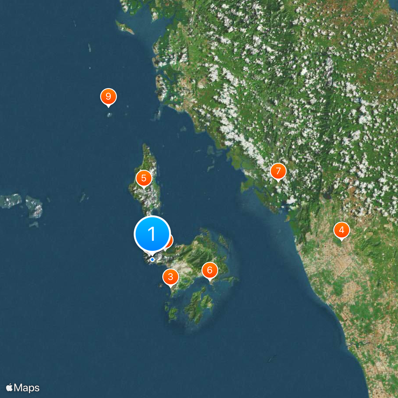 Langkawi Cable Car Mappa