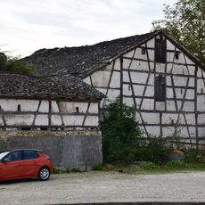 Grange à pans de bois