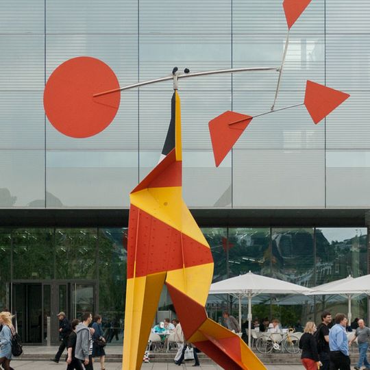 Crinkly avec disque rouge