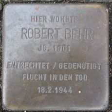 Stolperstein dedicated to Robert Behr