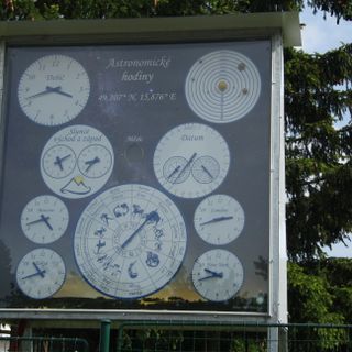 Astronomical clock in Třebíč