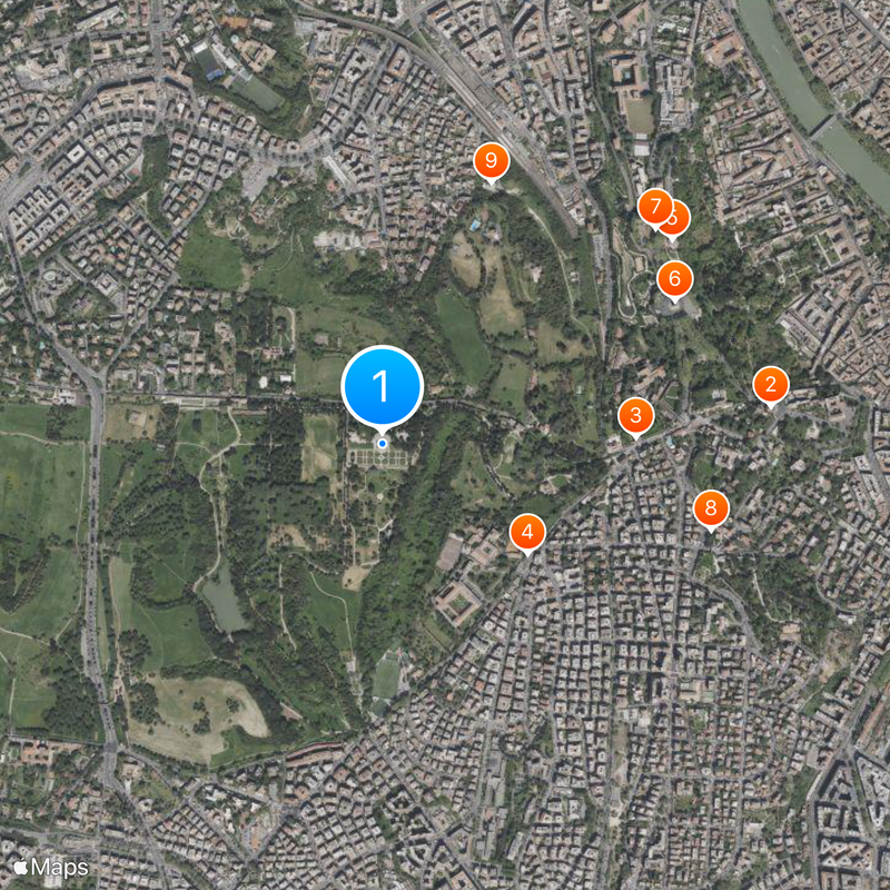 Villa Doria Pamphilj Mapa