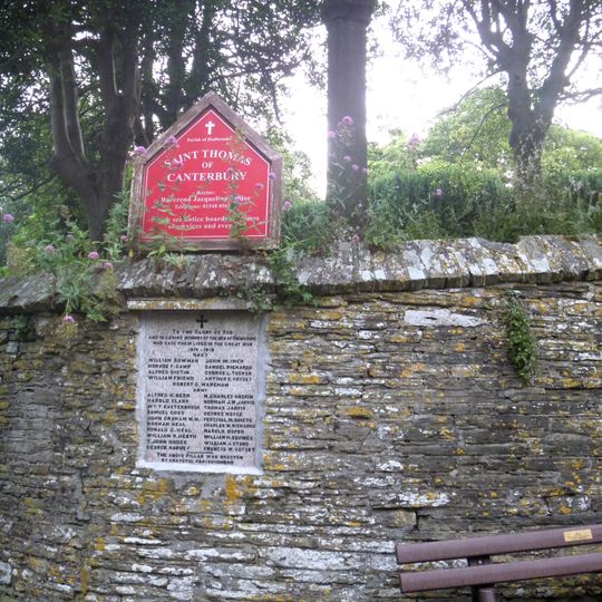 Walls Of Churchyard Of St Thomas A Becket's Church