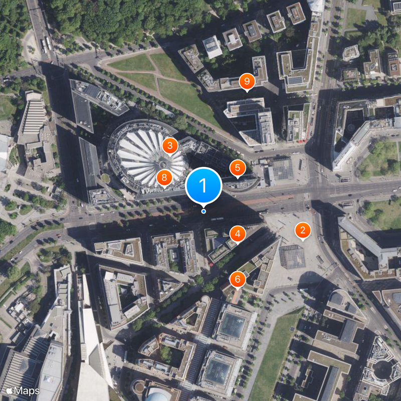 Boulevard der Stars Map