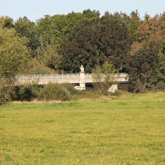 Most Nepomucké ulice přes Úhlavu v Přešticích